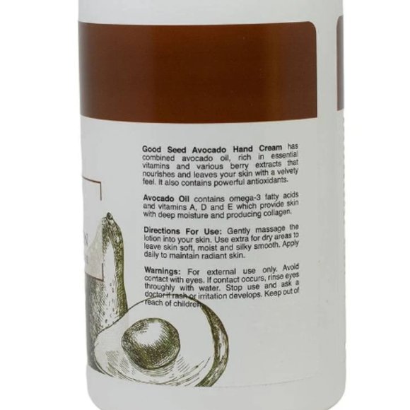 GOOD SEED AVOCADO HAND & BODY LOTION - 30oz/ 851 ml. (PACKAGE OF 2) - Picture 2 of 5